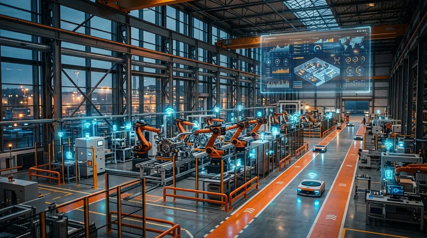 IA dans l'industrie française : 4 cas d'usage concrets (maintenance prédictive, qualité, supply chain, sécurité)